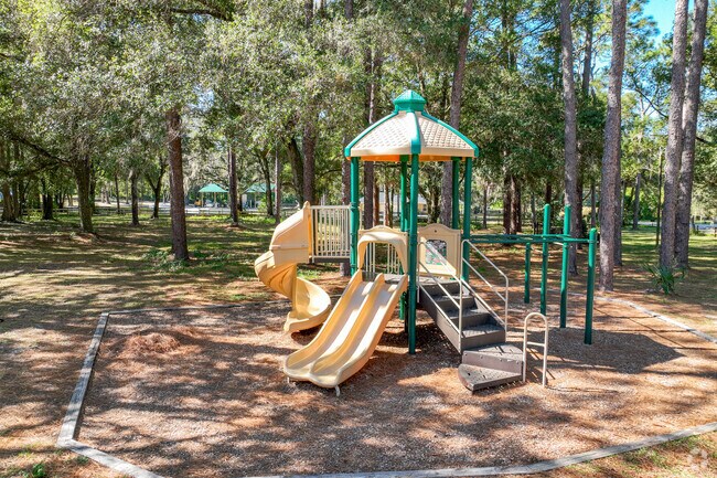 A rural neighborhood playground at Eagles Trail in Weirsdale, Fl.