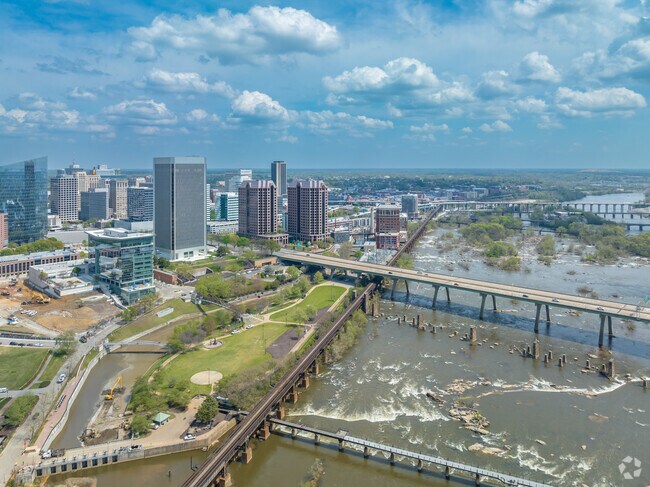 James River and downtown