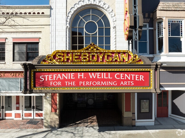 The Stefanie H. Weill Center for the Performing Arts in Sheboygan has music, comedians and more each month.