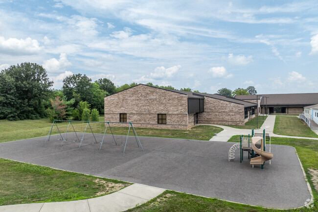 The small playground for Battle Ground Elementary School is for younger learners.