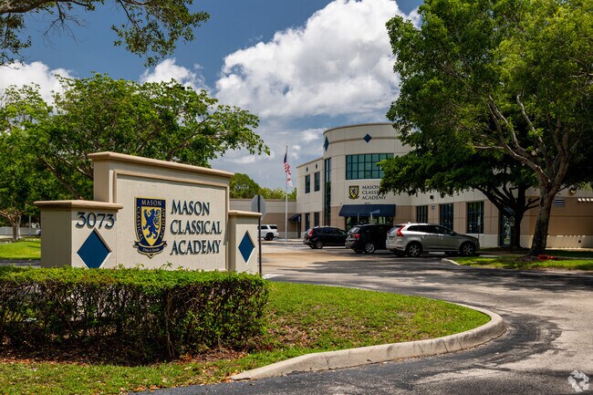 Mason Classical Academy is a highly rated private school near the Moorings.