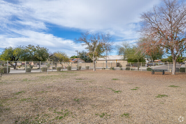 Run around the open field at Coyote Hills Elementary School in Peoria.