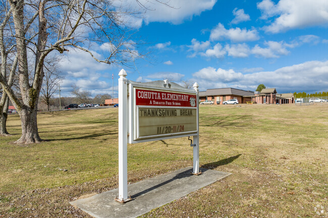 Cohutta Elementary School scores a B+ according to niche.