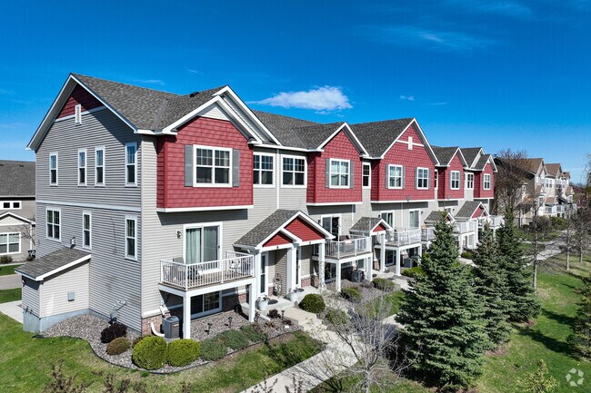 Townhome living can be found in developments in southwestern Chanhassen.