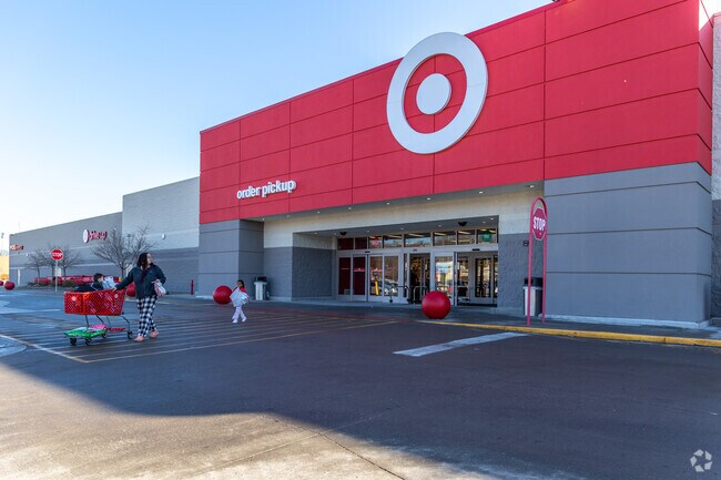 Residents can shop for their everyday needs at Target in Prospect Park.