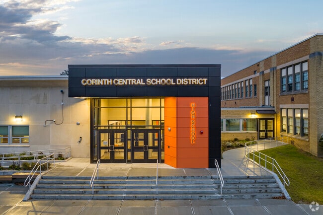 Corinth High School serves children in grades 9-12.