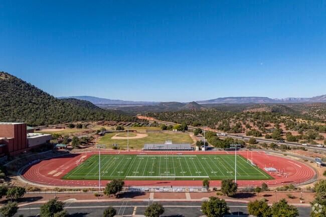 Students thrive at Red Rock Junior-Senior High School in the heart of Oak Creek Canyon.
