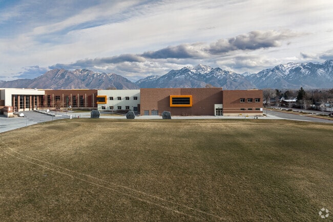 A large multi use sports field sits behind Midvale Middle School.
