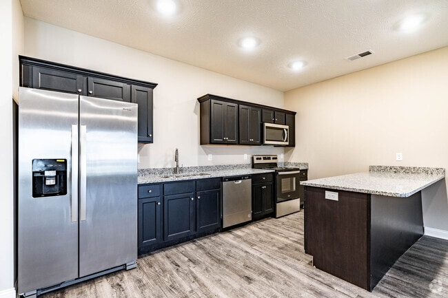 1BR, 1BA 900 SF Kitchen