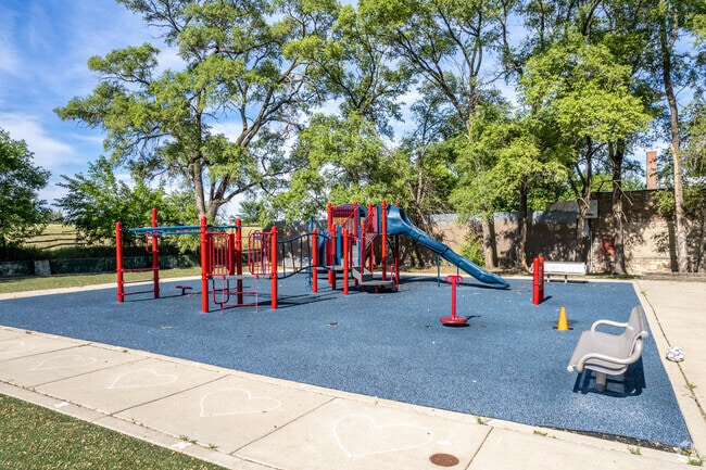 View of playground at Casals Elementary School