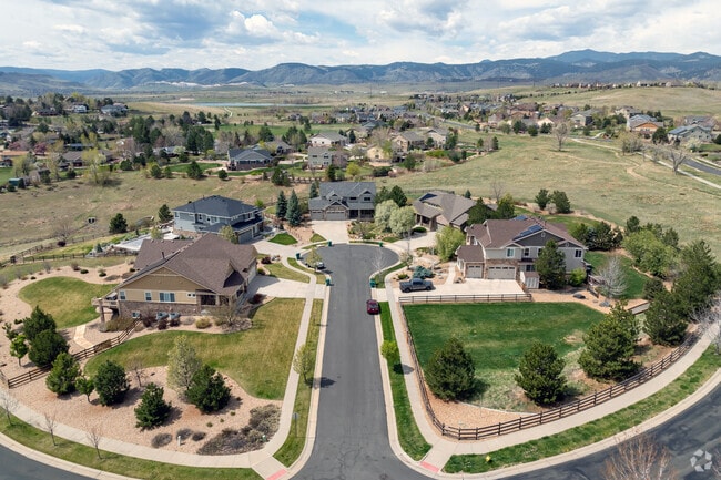 Many homes feature horseshoe driveways and have backyards with room for a shed and lawn maintainable by a push mover.