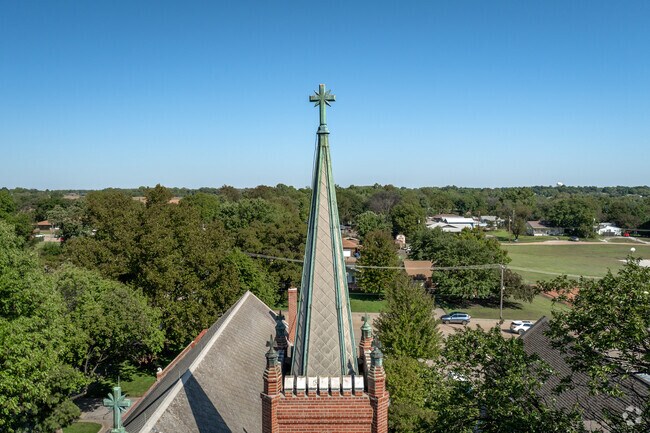 St Patrick's Catholic School has beautiful architectural designs.
