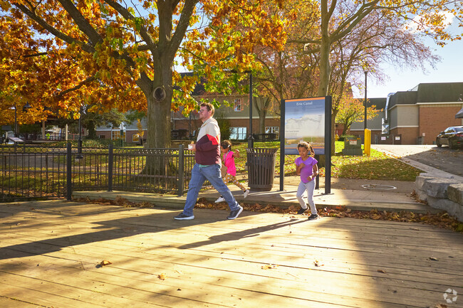 A young family in Liftbridge Park.