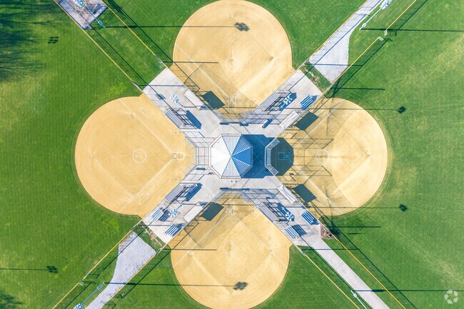 The baseball fields at Willig Park are in excellent condition and well maintained.