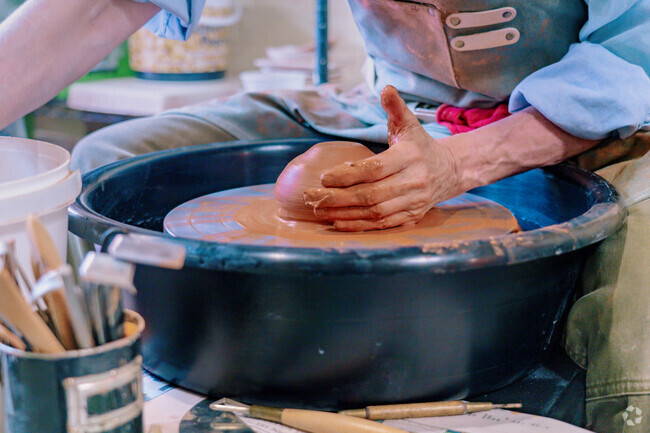Tip Top Pottery is a great space for locals to creatively express themselves in pottery making.