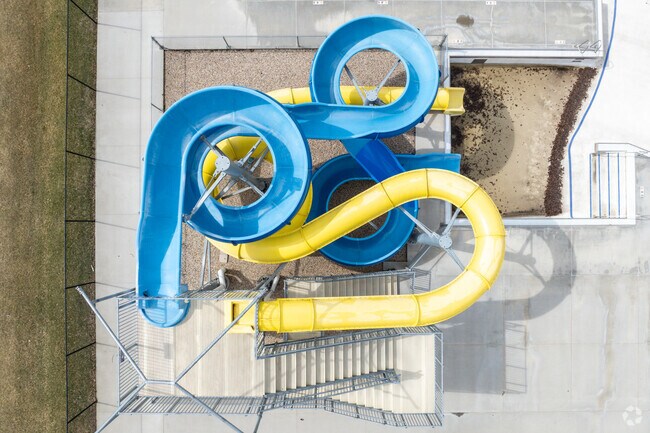 There is much fun to be had on the slides at the Hillside Aquatic Complex near Hillside North.