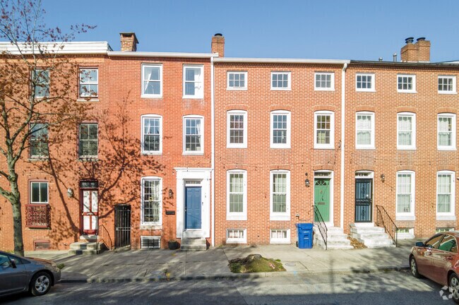 Traditional Row Homes Located In Washington Hill