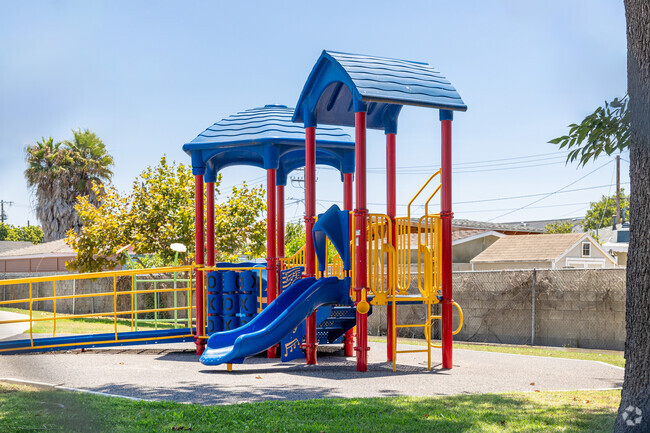 Salk School in LA has a playground and other outdoors areas for sports and activities.