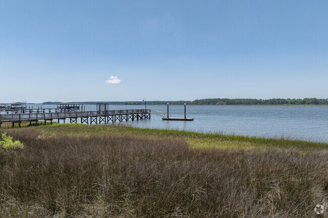 Rivertowne neighborhood backs up to the scenic Wando River.