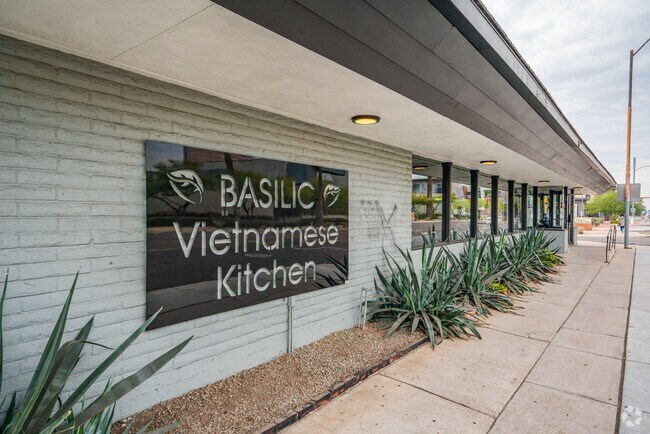 Locals in the Alvarado Historic District go to Basilic Vietnamese Kitchen for Pho or Bahn Mi.