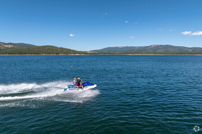 Jet Ski's are a popular choice of toy for locals of The Meadows with Stampede Reservoir nearby.