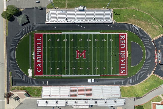 Memorial High School students root for the Red Devils.