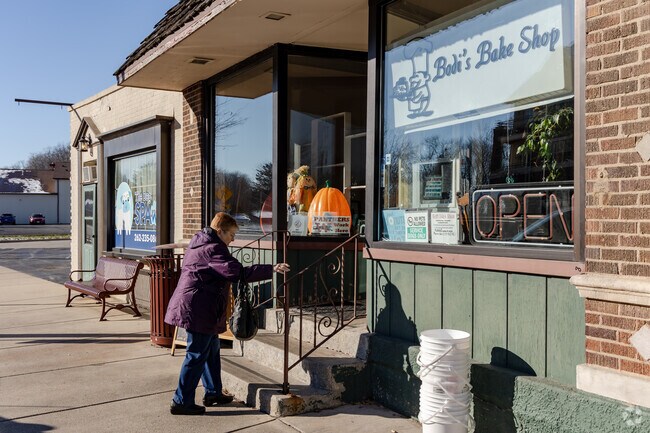 Bodi's Bake Shop located at the Main St. brings in residents for freshly baked goods.