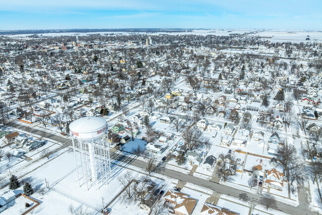 The gridded streets of much of Boone make getting around easy and convenient.