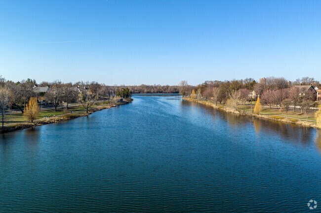 Lake of the Isles serves as the backdrop to both nature lovers and prestigious homes.