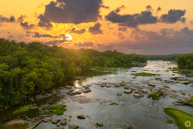 Jahnke is just minutes from the James River.