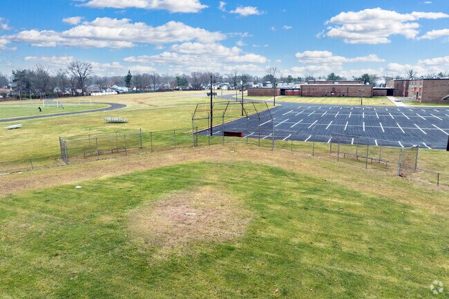 Play some baseball at Memorial Middle School.