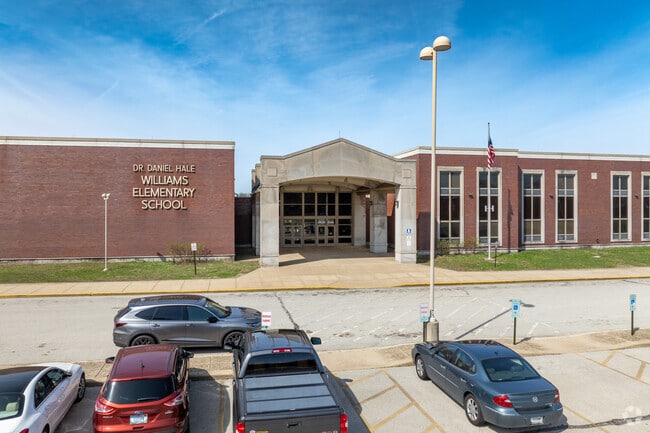 Daniel Hale Williams Elementary School
Public Elementary School entrance and parking.