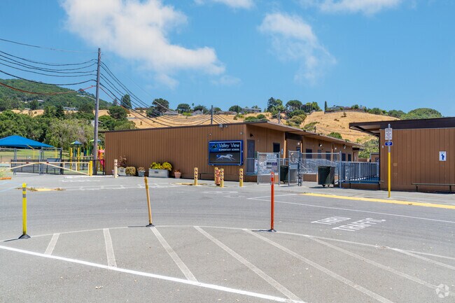 Entrance to Valley View Elementary School in May Valley, Richmond CA