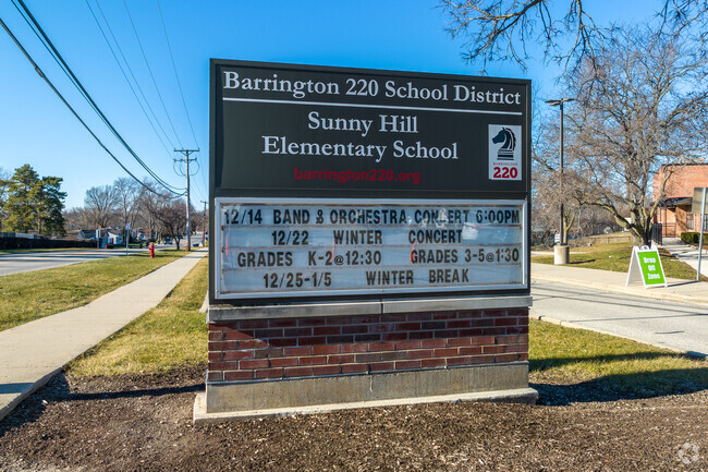 Sunny Hill Elementary School has 319 students.