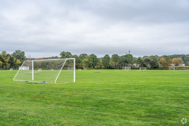 Calvin Leete School in Guilford offers many athletic fields for its student body.