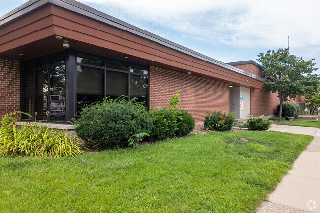 Entryway to Johnson Elementary.