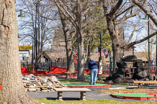 Outdoor putt putt and indoor games are going on at Cool Crest Family Fun Center.
