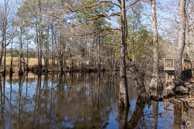 James L. Stephens Memorial Park is a good place to access the Lumber River from downtown Lumberton.