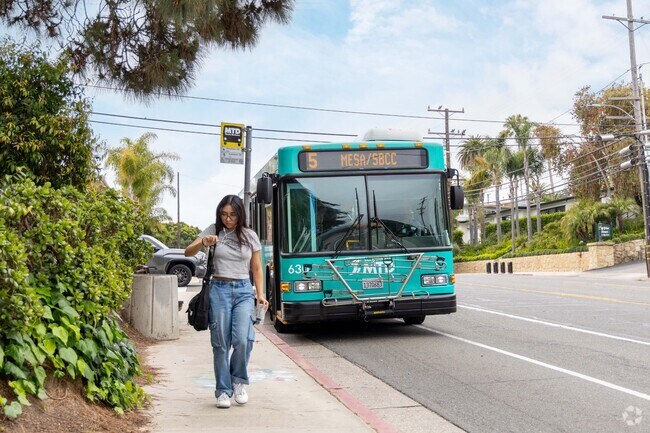 Get around town by bus in West Mesa.