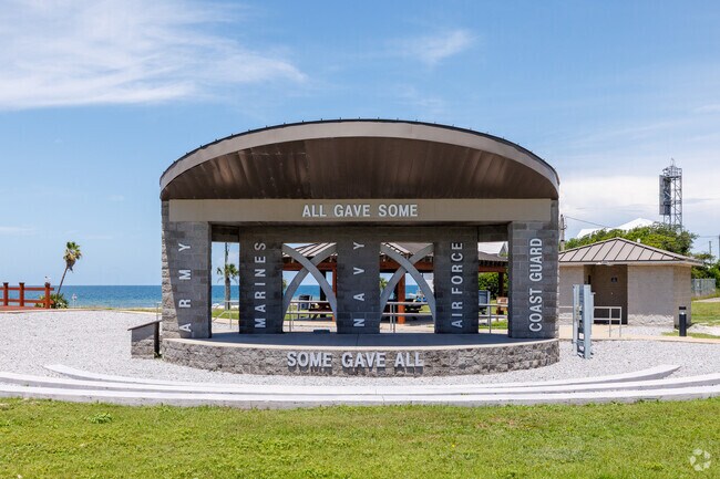 The pavilion at Veterans Memorial Park in St. Joe Beach is used for many events throughout the year.