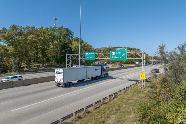 Interstate 77 runs directly to Avondale.