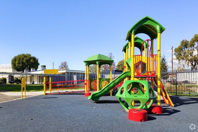Playground at Encinita Elementary School in the city of Rosemead, Ca.