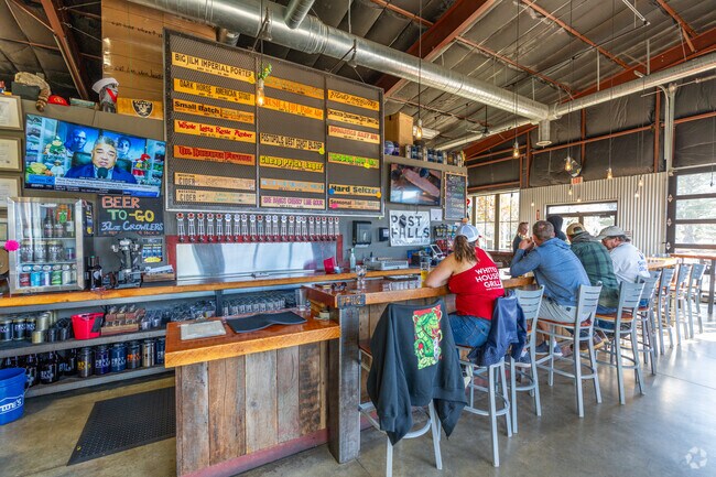The Post Falls Brewing Company is a local favorite near the Milltown neighborhood.