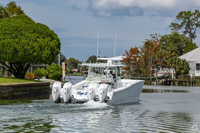 Boats on the Homosassa River for that special day.