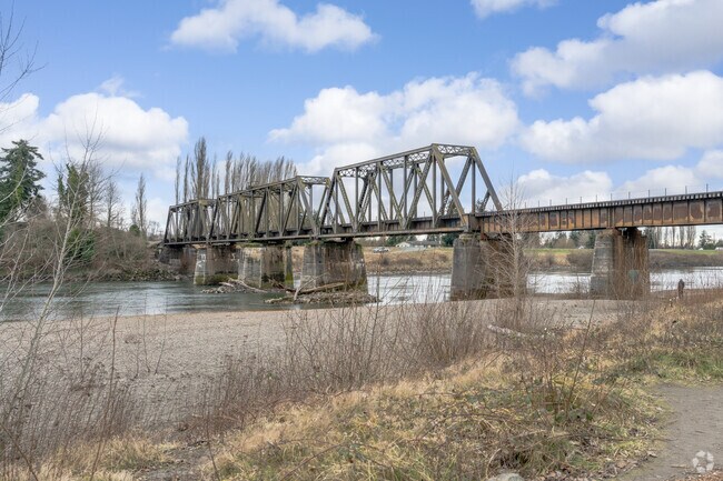 Go for a hike overlooking the Skagit River at Burlington Dike Trail in Burlington.