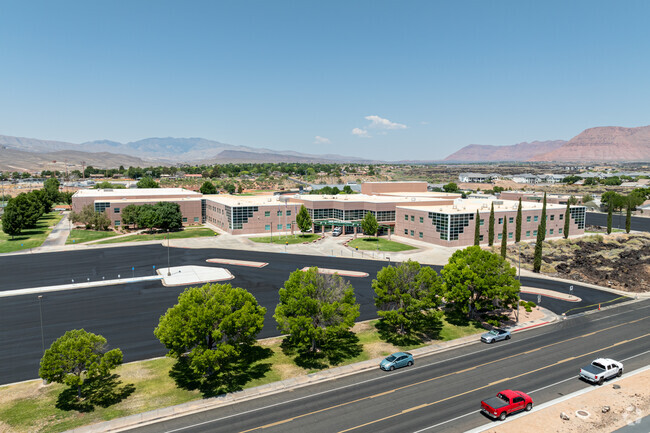 Snow Canyon High School is located in Santa Clara, Utah.