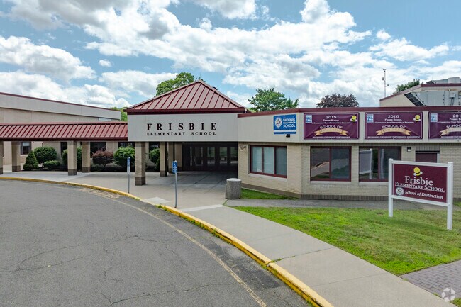 Frisbie Elemantary School is located at 24 Todd Road in Wolcott, CT.