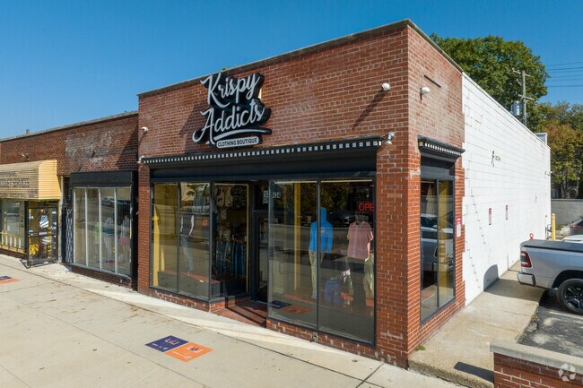 Krispy Addicts on the Avenue of Fashion near Pilgrim Village offers locally sourced designs.