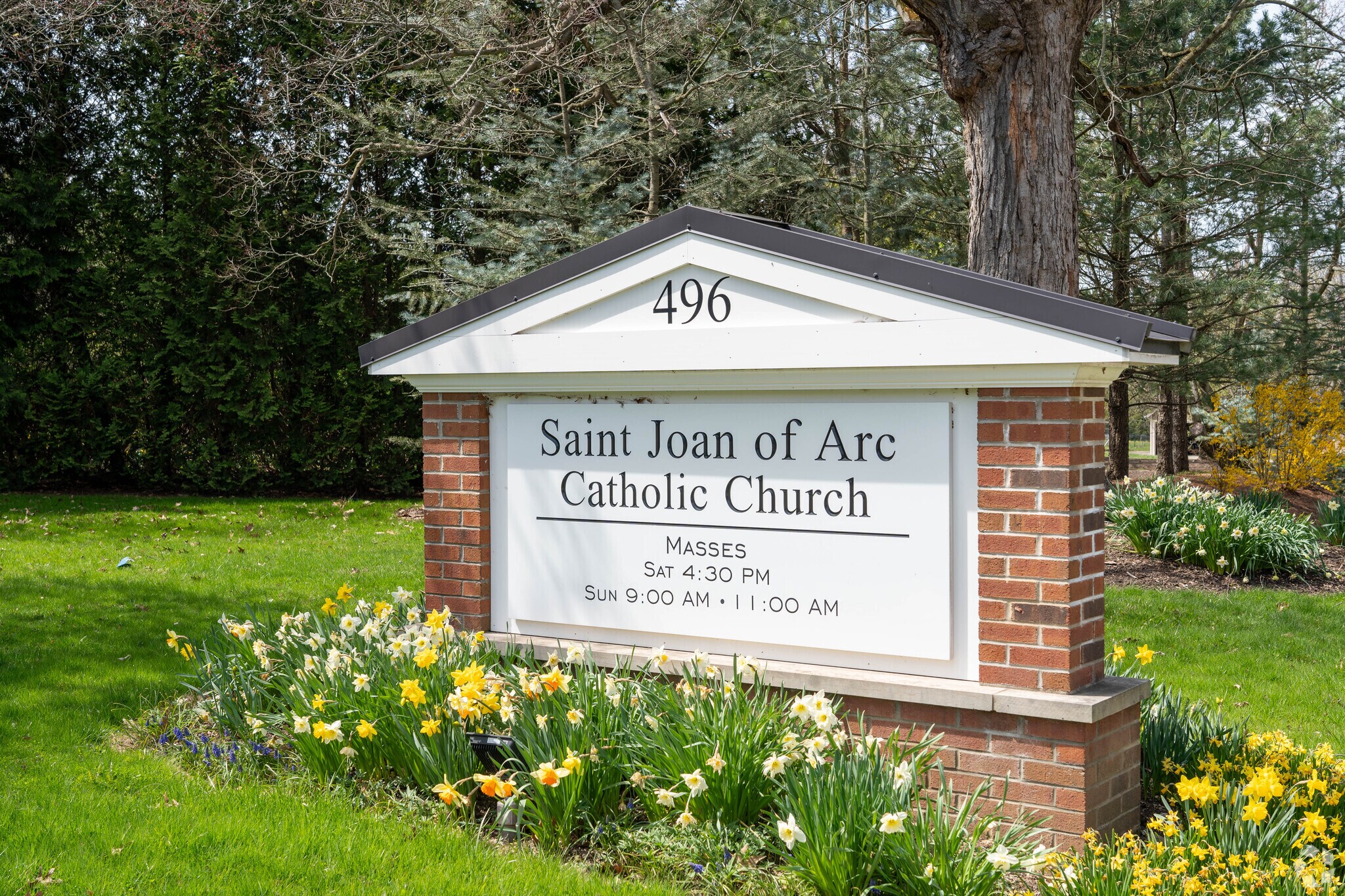 South Russell residents may choose to worship at Saint Joan of Arc Catholic Church.