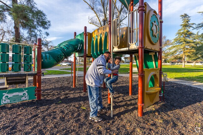The playground at Lions Town & Country Park in Madera is fun for the entire family.